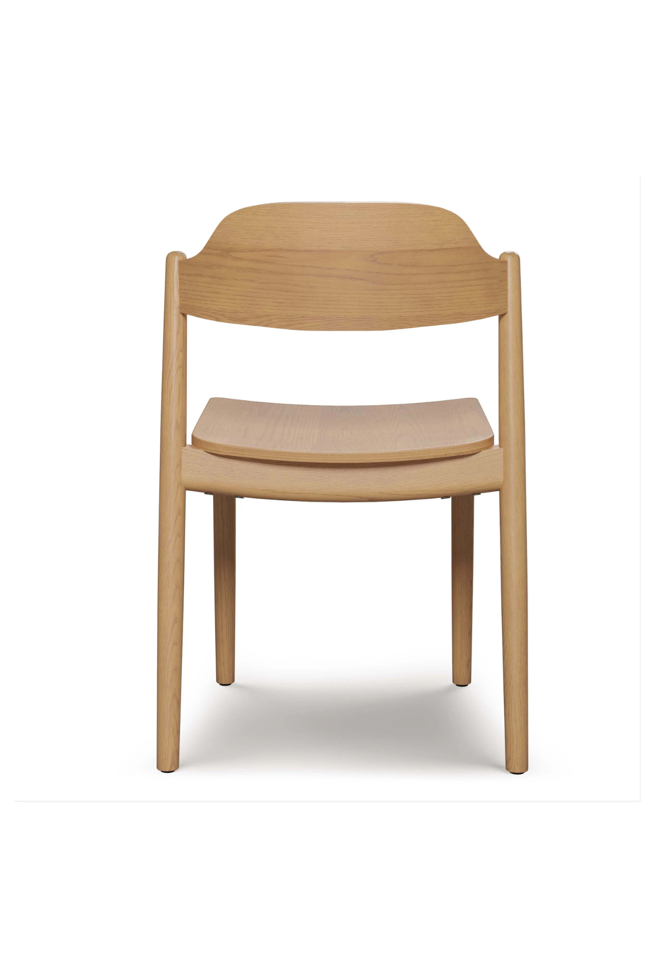 Article Sylvo Stackable Dining Chair - White Oak (Set of 6)