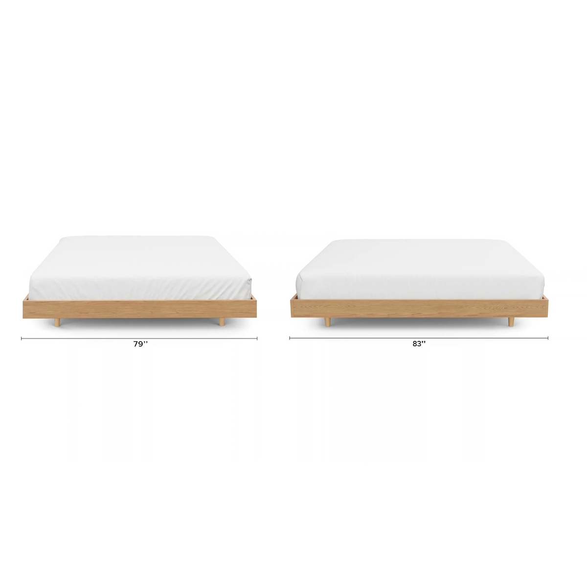 Kaleo King Headboard + Basi White Oak King Bed - Bundle