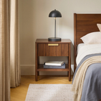 Liv Single-Drawer Nightstand - Walnut (Set of 2)