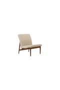 Burrow Gimlet Chair + Ottoman - Oatmeal - Performance Boucle