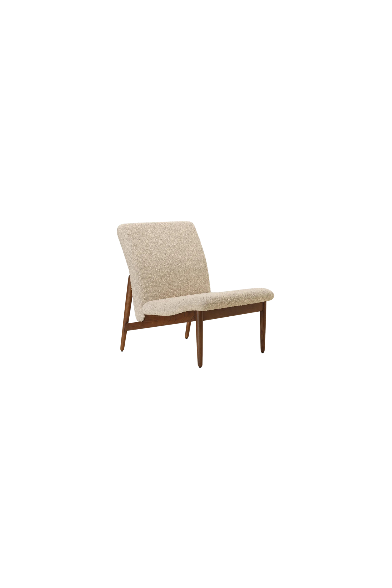 Burrow Gimlet Chair + Ottoman - Oatmeal - Performance Boucle