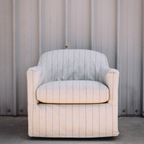 Polly Slipcover Swivel Chair