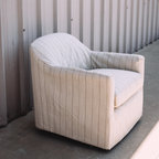Polly Slipcover Swivel Chair