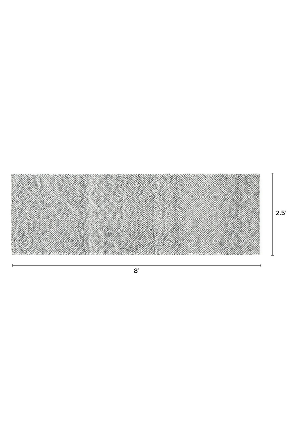 Article Bovi 2.5 X 8 Runner - Silver Gray