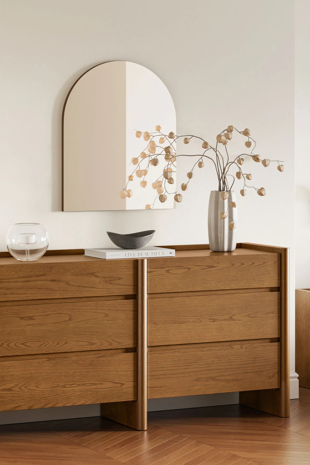 Article Williams Wall Mirror - Walnut