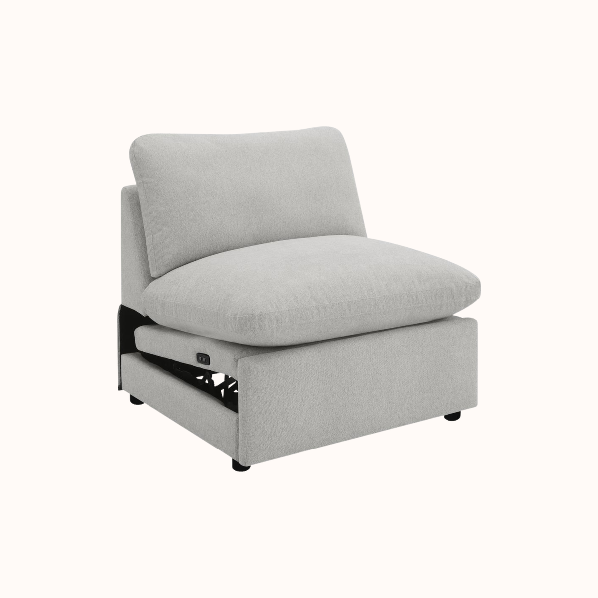 Charlie Upholstered Power Recliner Sectional