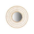 Meron Round Wall Mirror - Natural