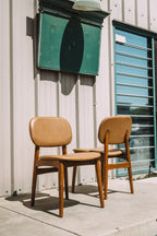 Castlery Kelsey Leather Dining Chairs (Set of 2)