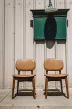 Castlery Kelsey Leather Dining Chairs (Set of 2)