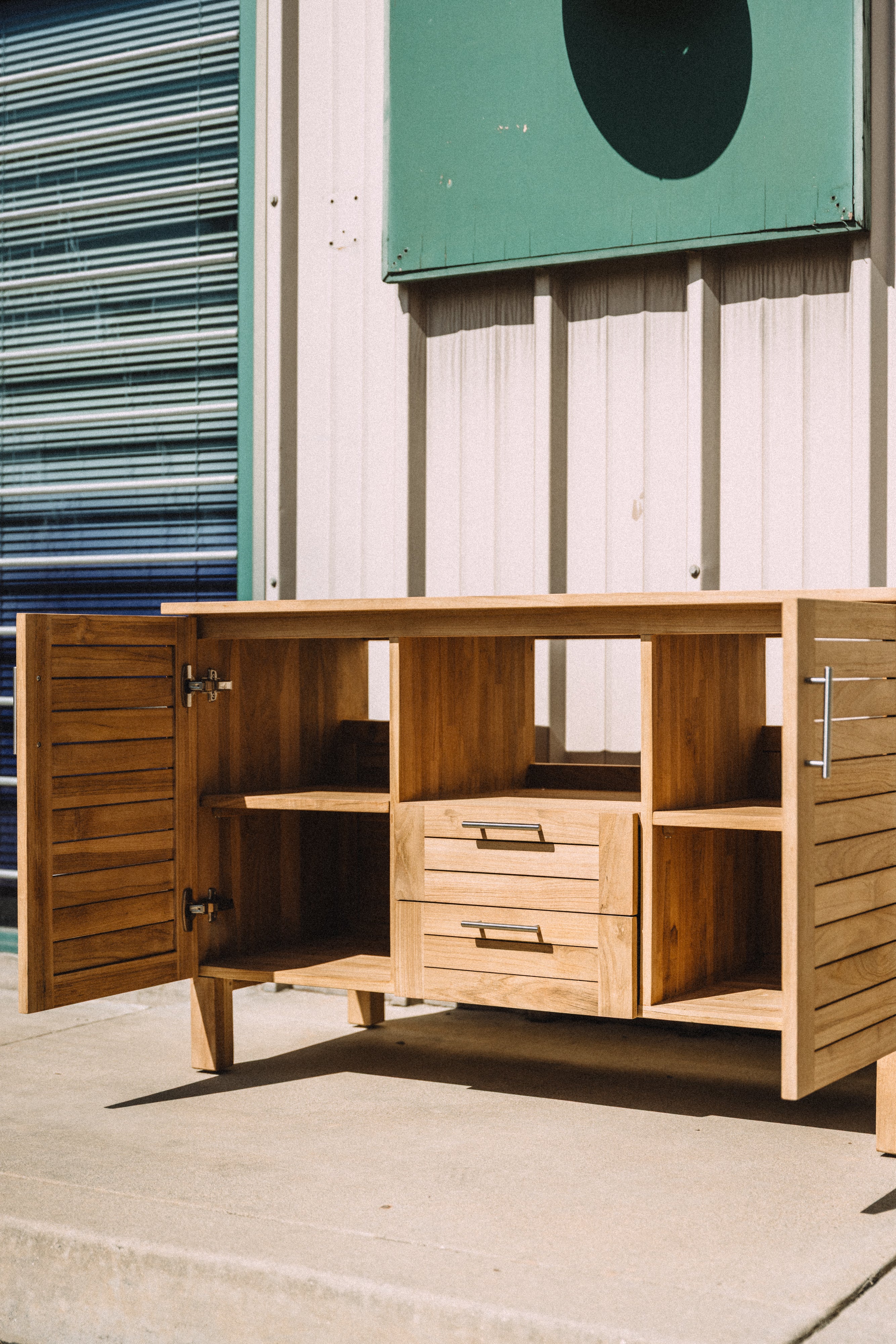 Tikamoon Soho Solid Teak 49" Vanity Console