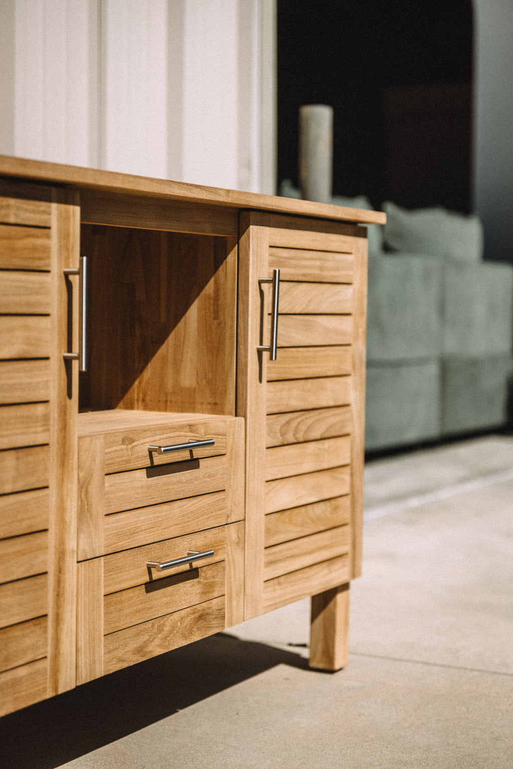 Tikamoon Soho Solid Teak 49" Vanity Console