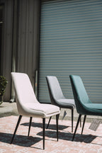 Modus Furniture Winston Dining Chair in Smoked Green & Black (SET OF 2)