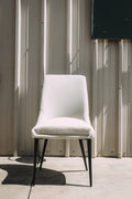 Modus Furniture Winston Dining Chair in Cream & Black (SET OF 2)