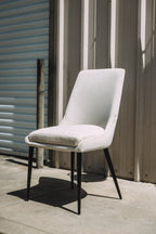 Modus Furniture Winston Dining Chair in Cream & Black (SET OF 2)