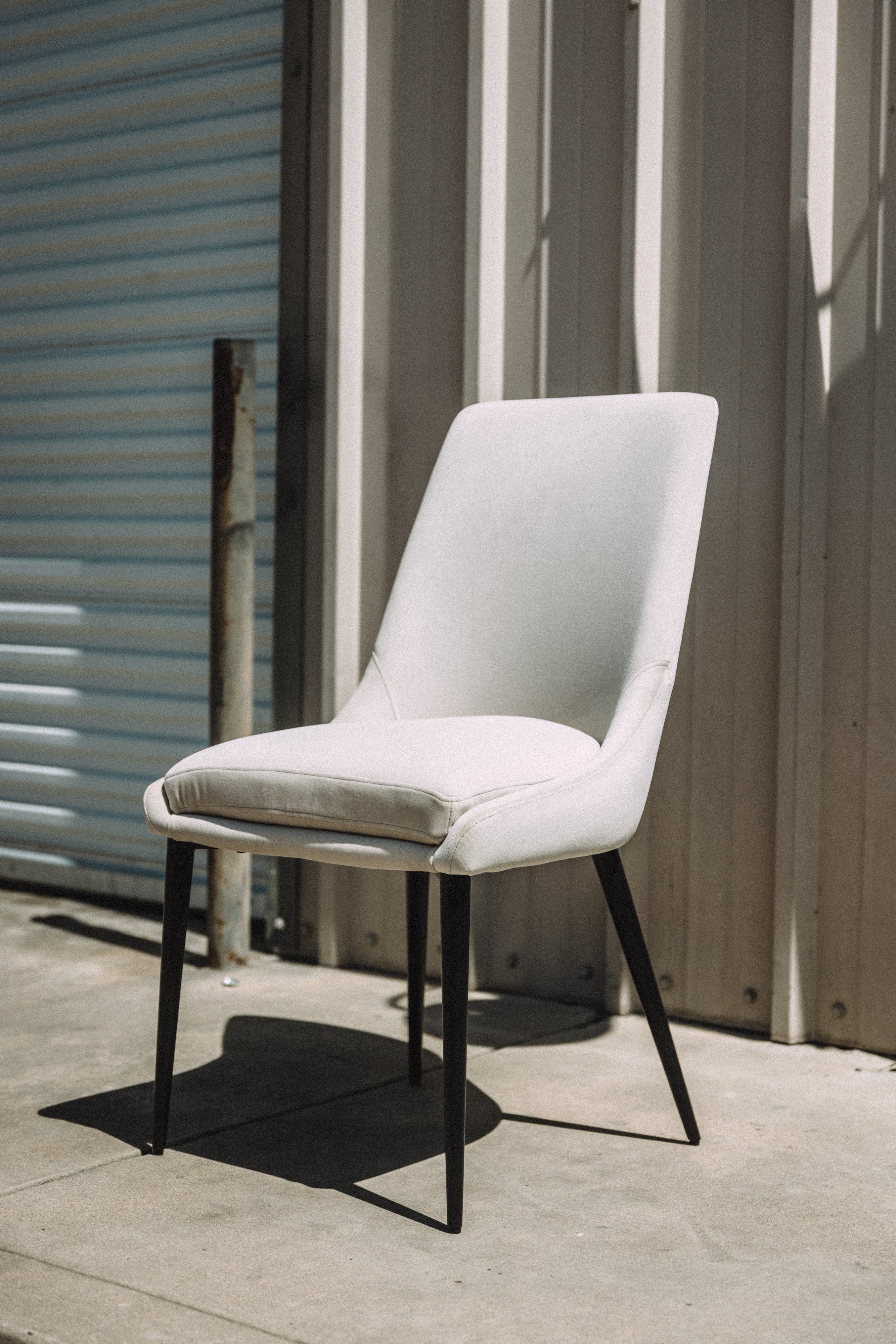 Modus Furniture Winston Dining Chair in Cream & Black (SET OF 2)
