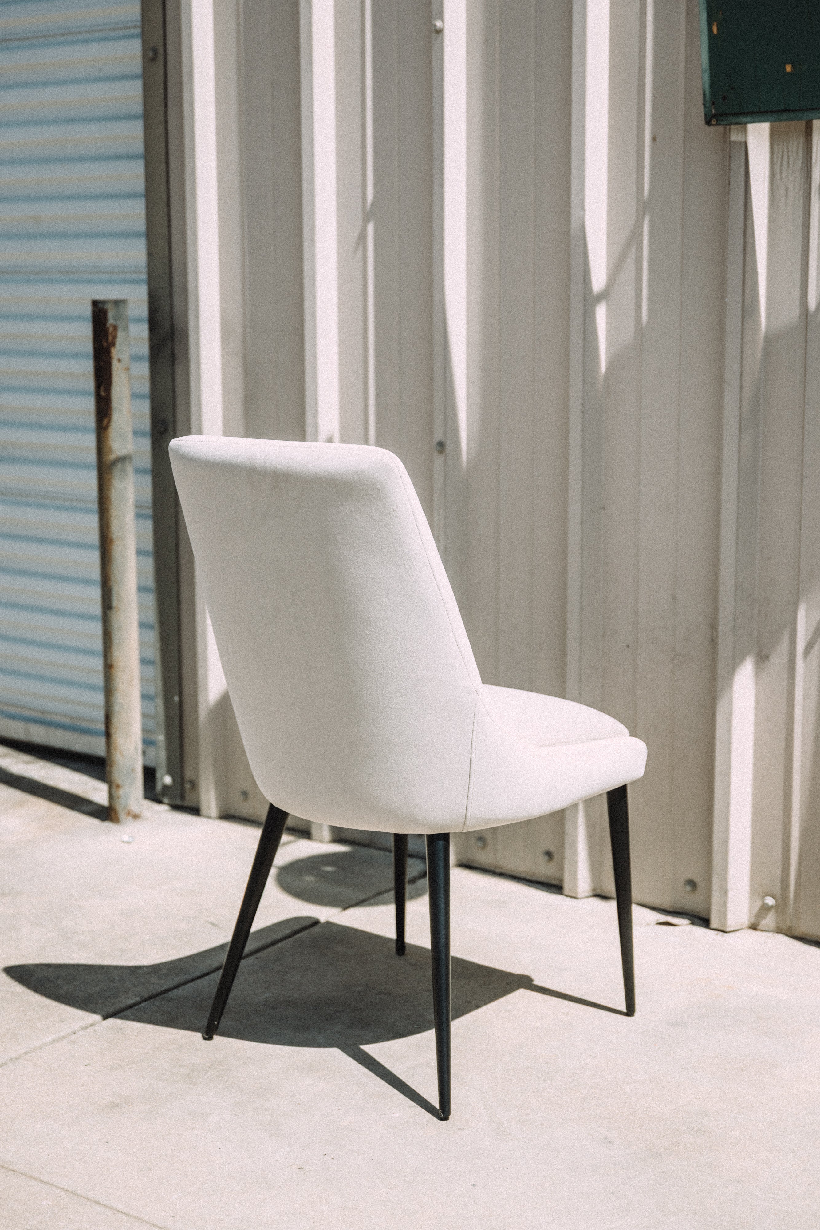 Modus Furniture Winston Dining Chair in Cream & Black (SET OF 2)