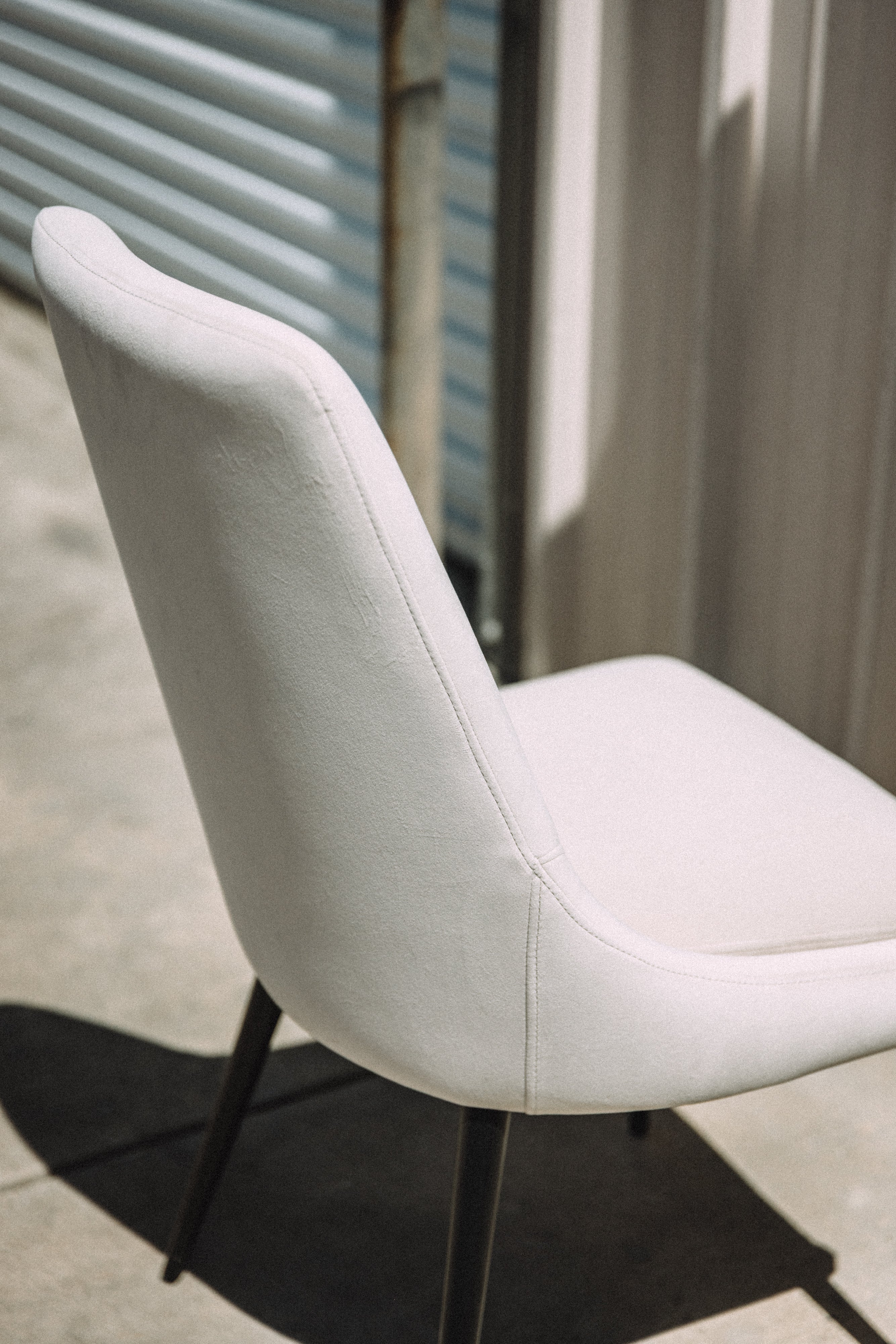 Modus Furniture Winston Dining Chair in Cream & Black (SET OF 2)