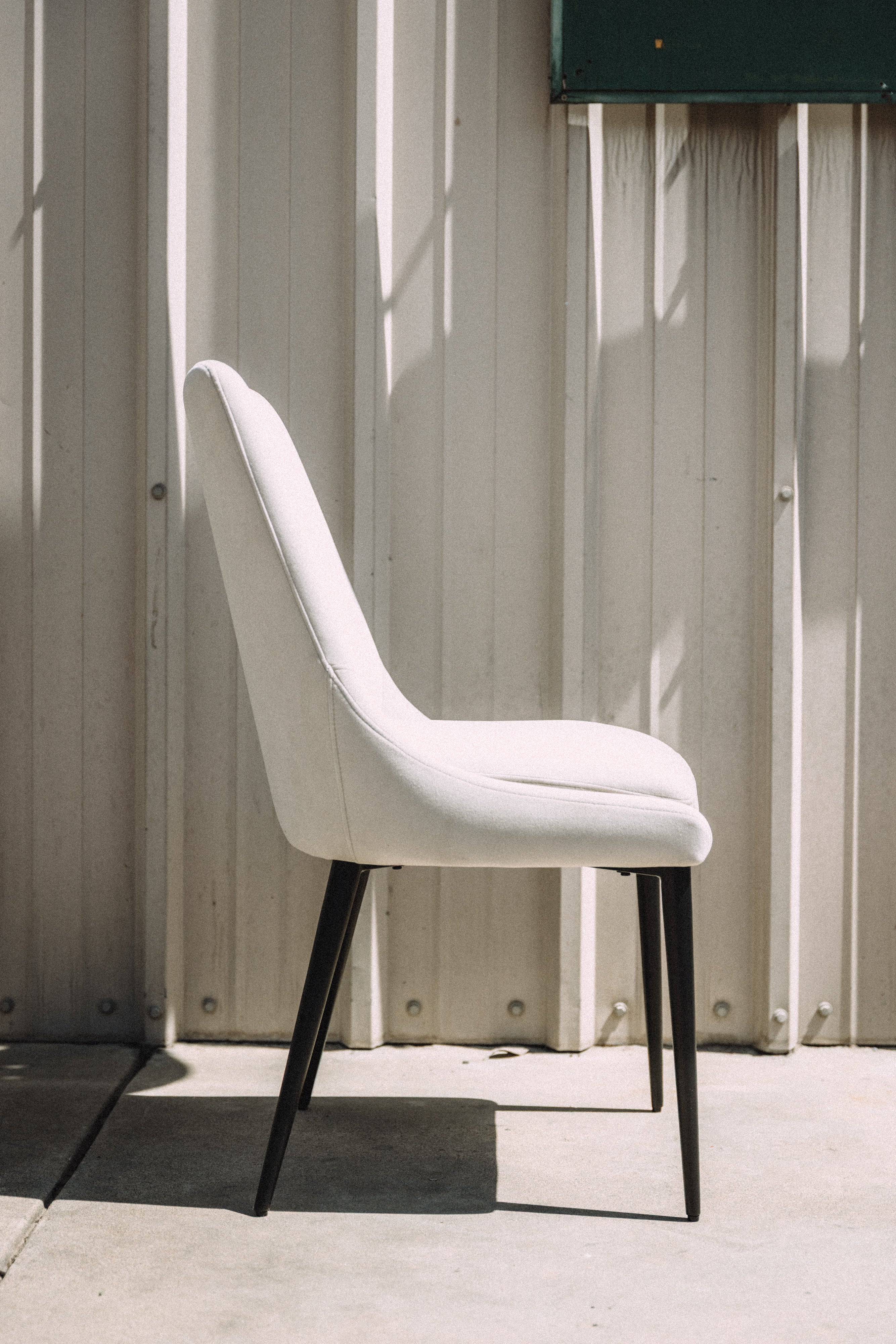 Modus Furniture Winston Dining Chair in Cream & Black (SET OF 2)