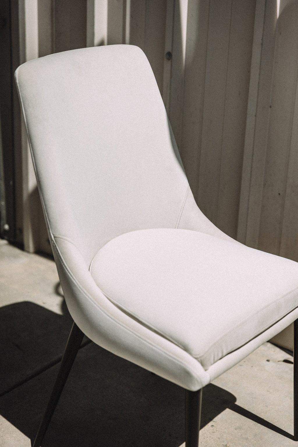 Modus Furniture Winston Dining Chair in Cream & Black (SET OF 2)