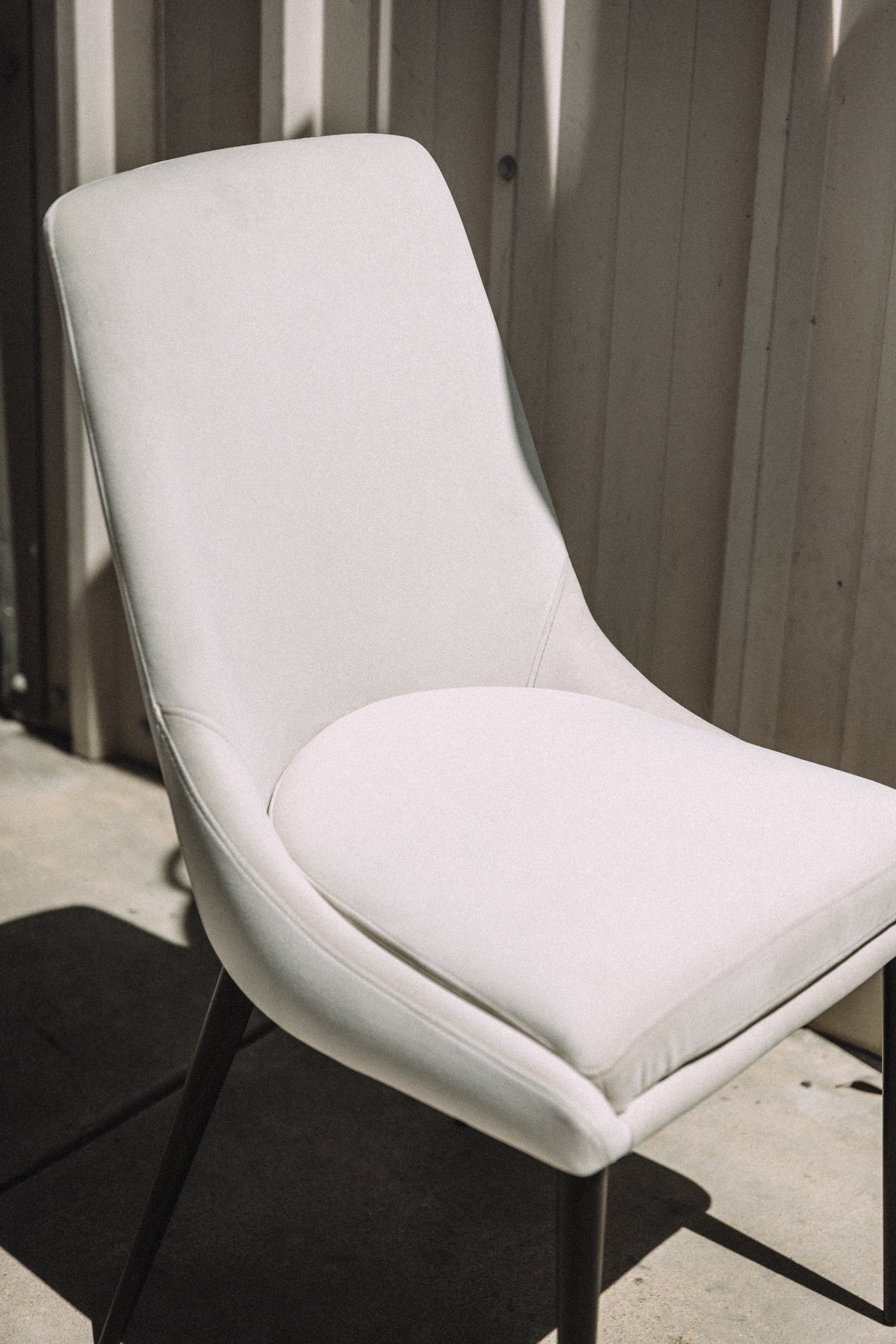 Modus Furniture Winston Dining Chair in Cream & Black (SET OF 2)
