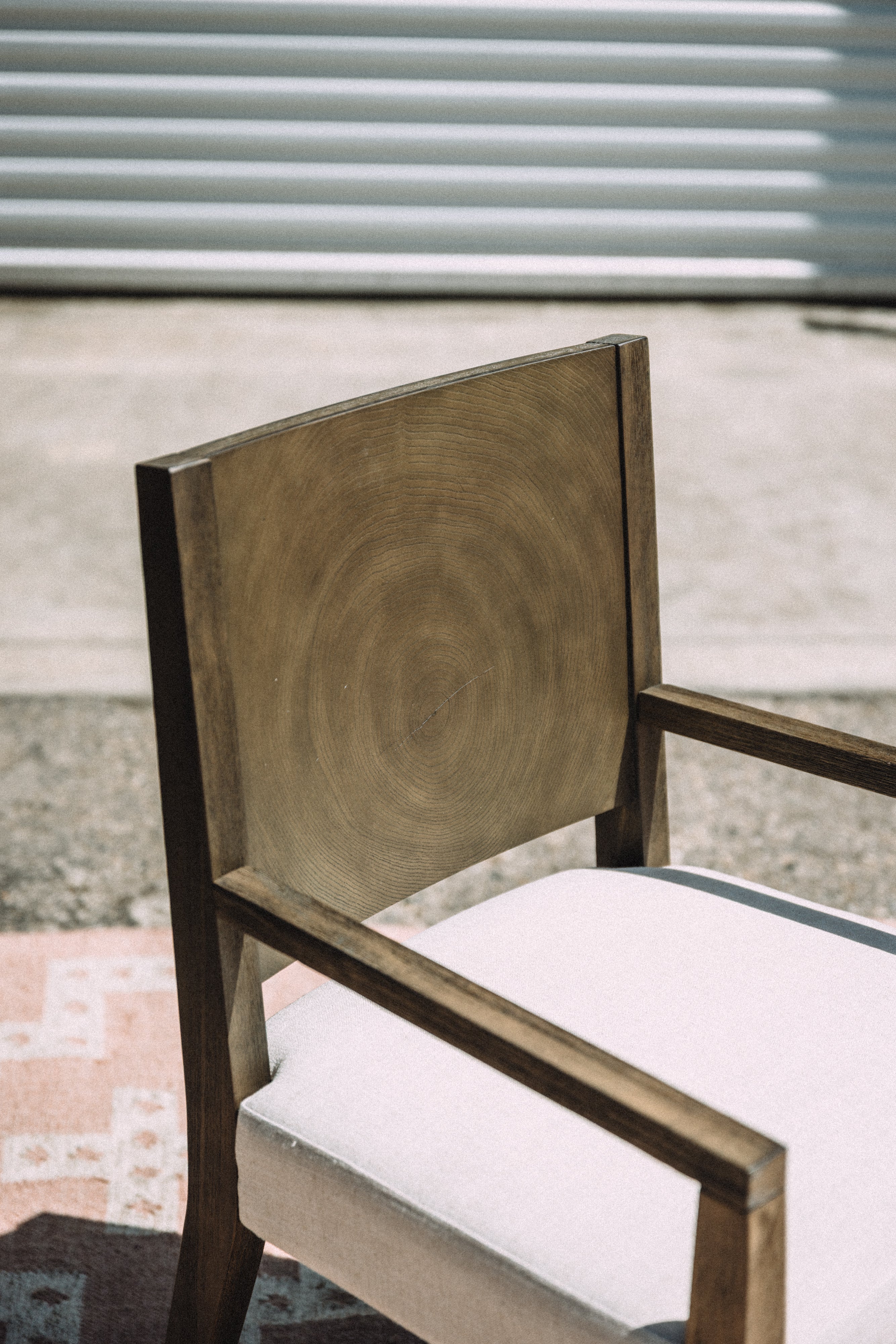 Modus Furniture Oakland Wood Arm Chair in Brunette (SET OF 4)