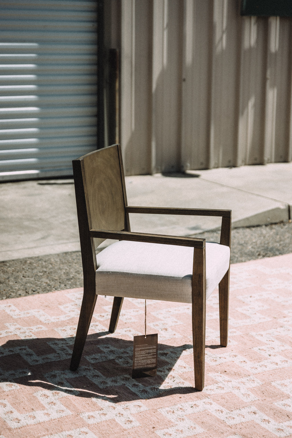 Modus Furniture Oakland Wood Arm Chair in Brunette (SET OF 4)