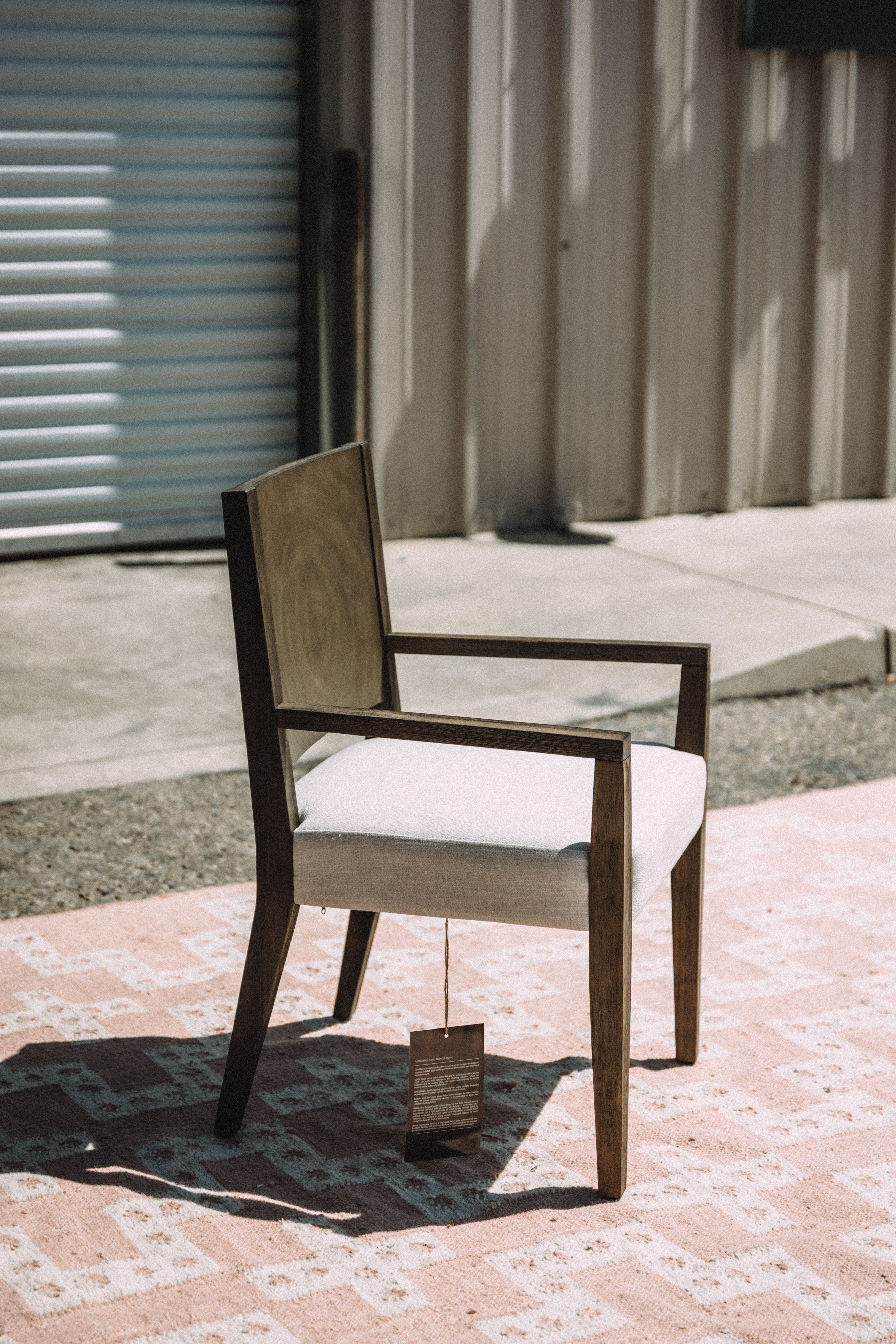 Modus Furniture Oakland Wood Arm Chair in Brunette (SET OF 4)