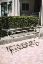 Modus Furniture Marilyn Glass Top Server Console