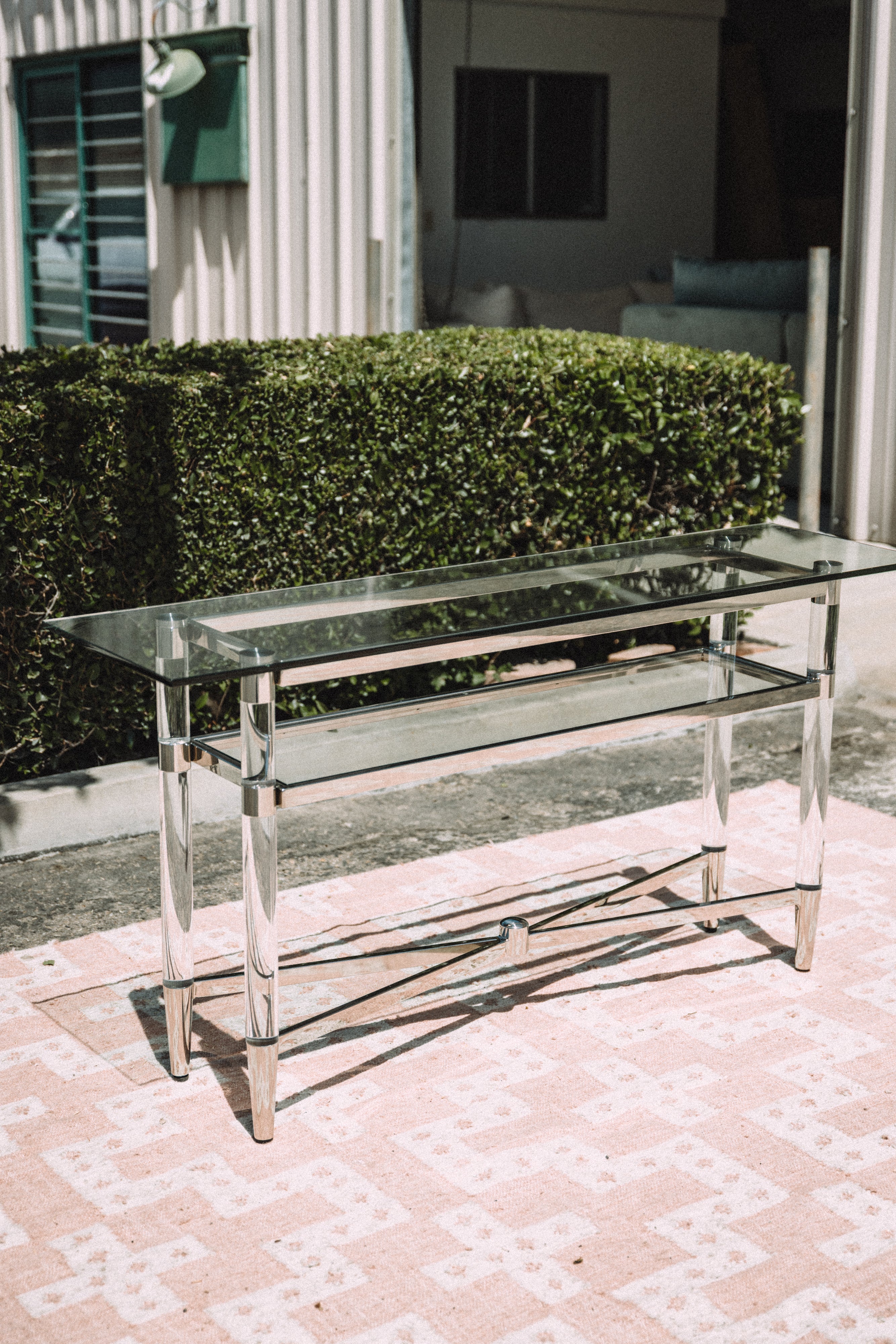 Modus Furniture Marilyn Glass Top Server Console