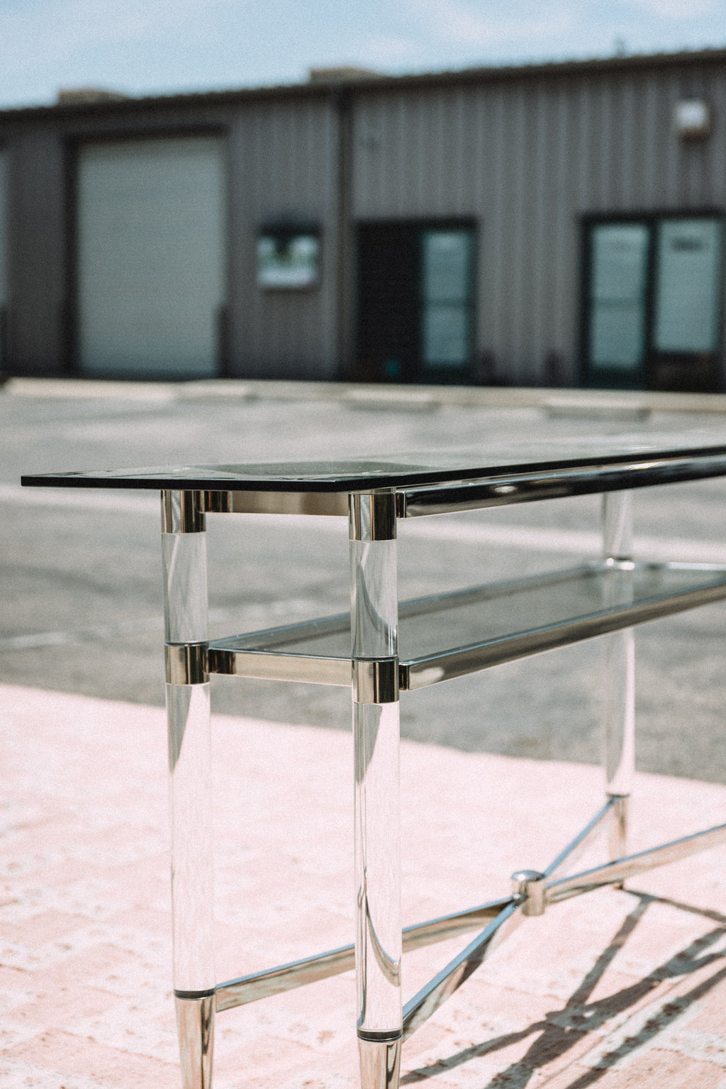 Modus Furniture Marilyn Glass Top Server Console