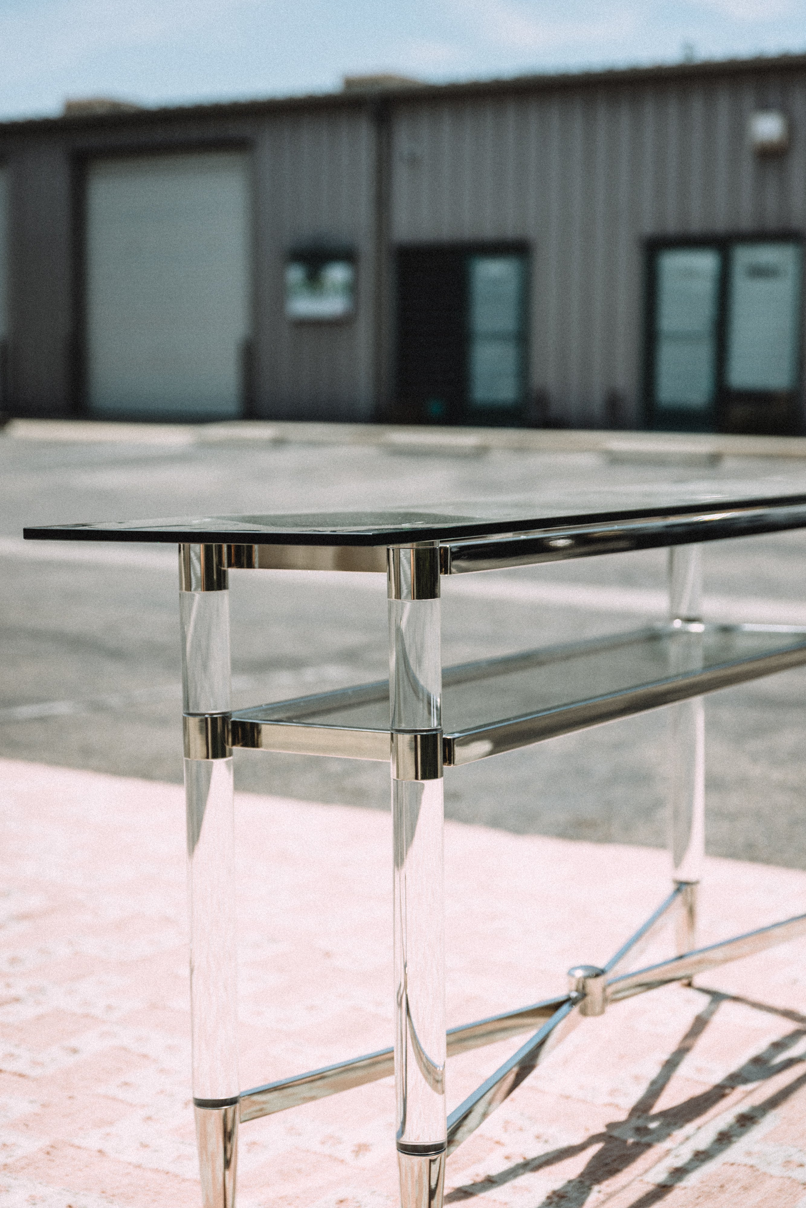 Modus Furniture Marilyn Glass Top Server Console