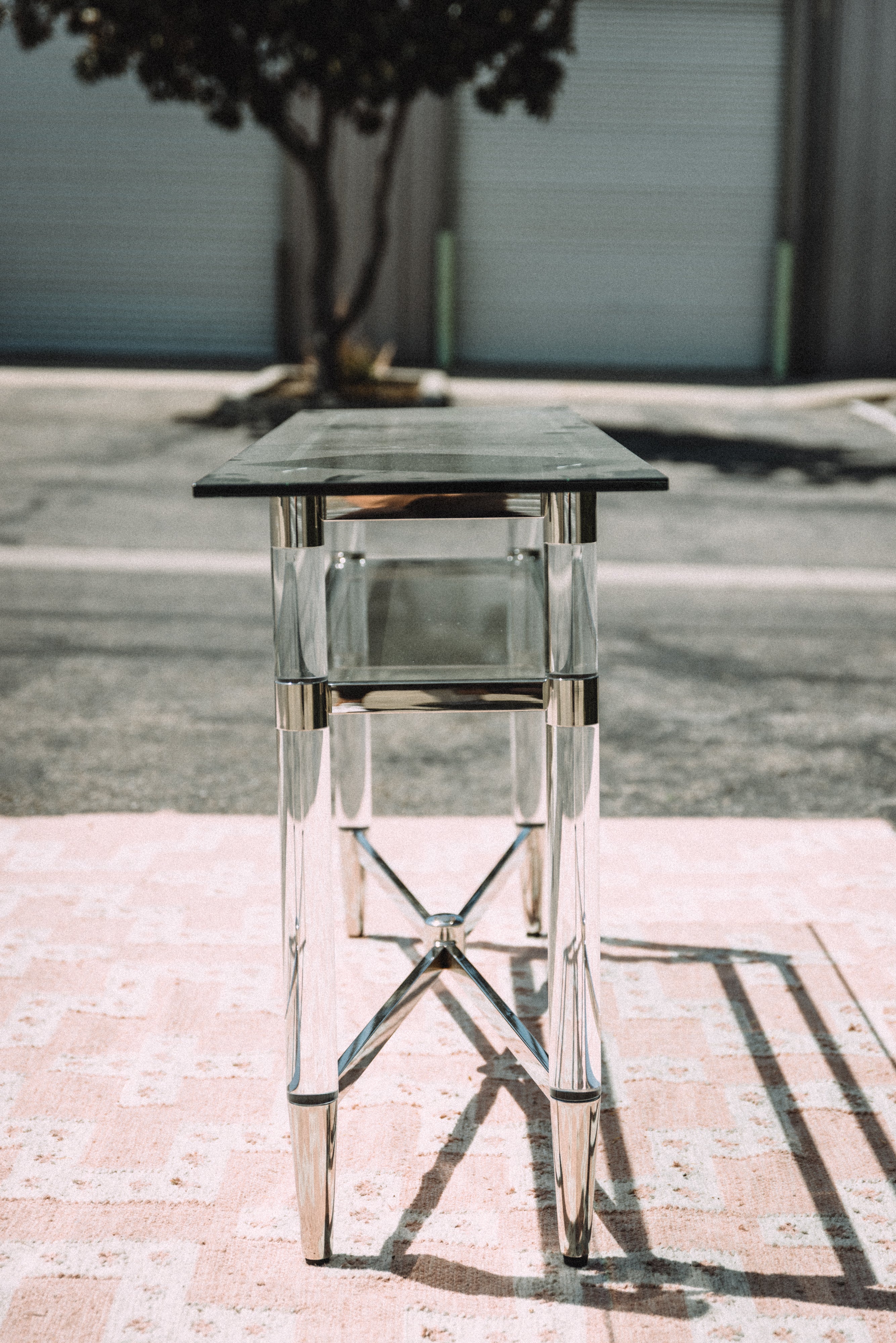 Modus Furniture Marilyn Glass Top Server Console