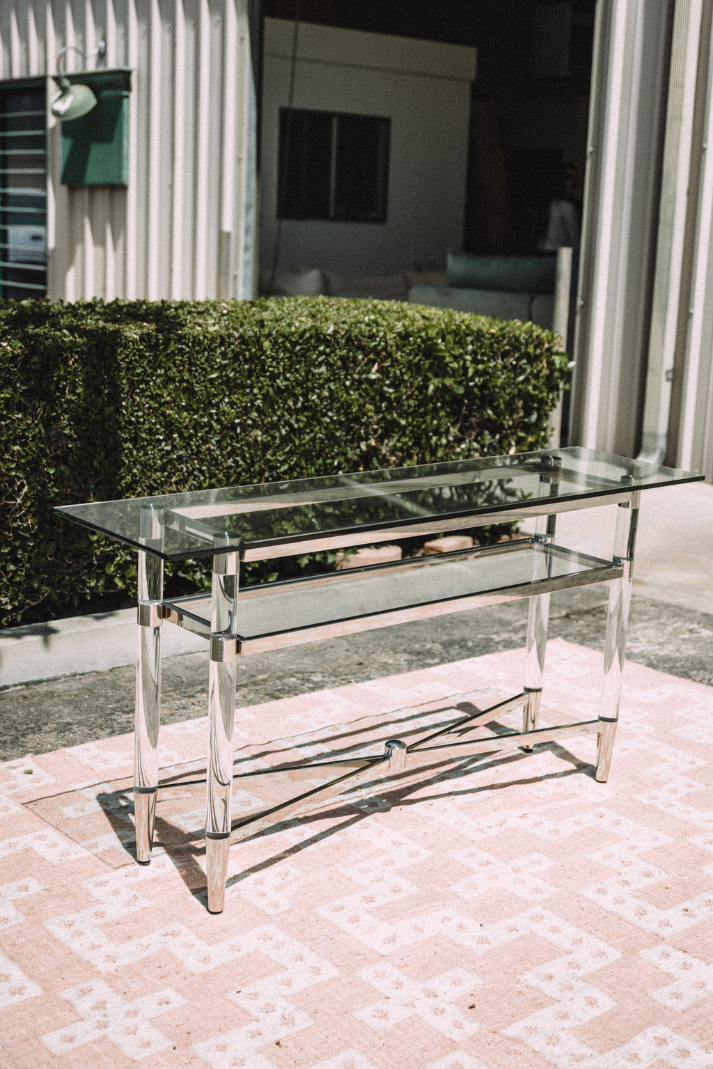 Modus Furniture Marilyn Glass Top Server Console