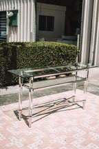 Modus Furniture Marilyn Glass Top Server Console