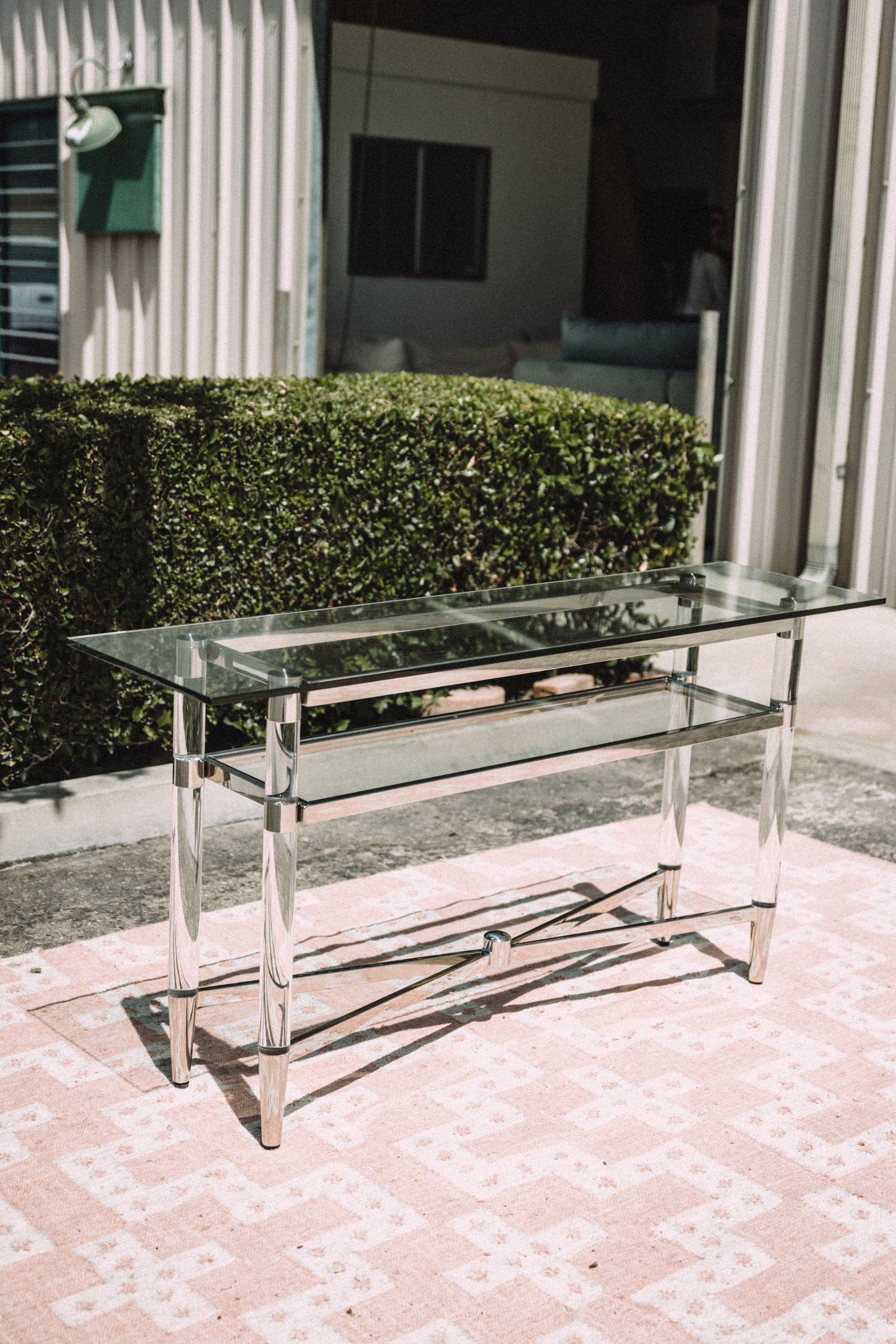 Modus Furniture Marilyn Glass Top Server Console