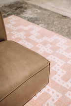 Castlery Jonathan Armless Chair in Taupe Top Grain Leather