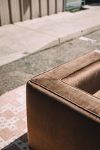 Interior Define Simon Chair in Brown Performance Velvet