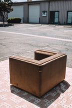 Interior Define Simon Chair in Brown Performance Velvet