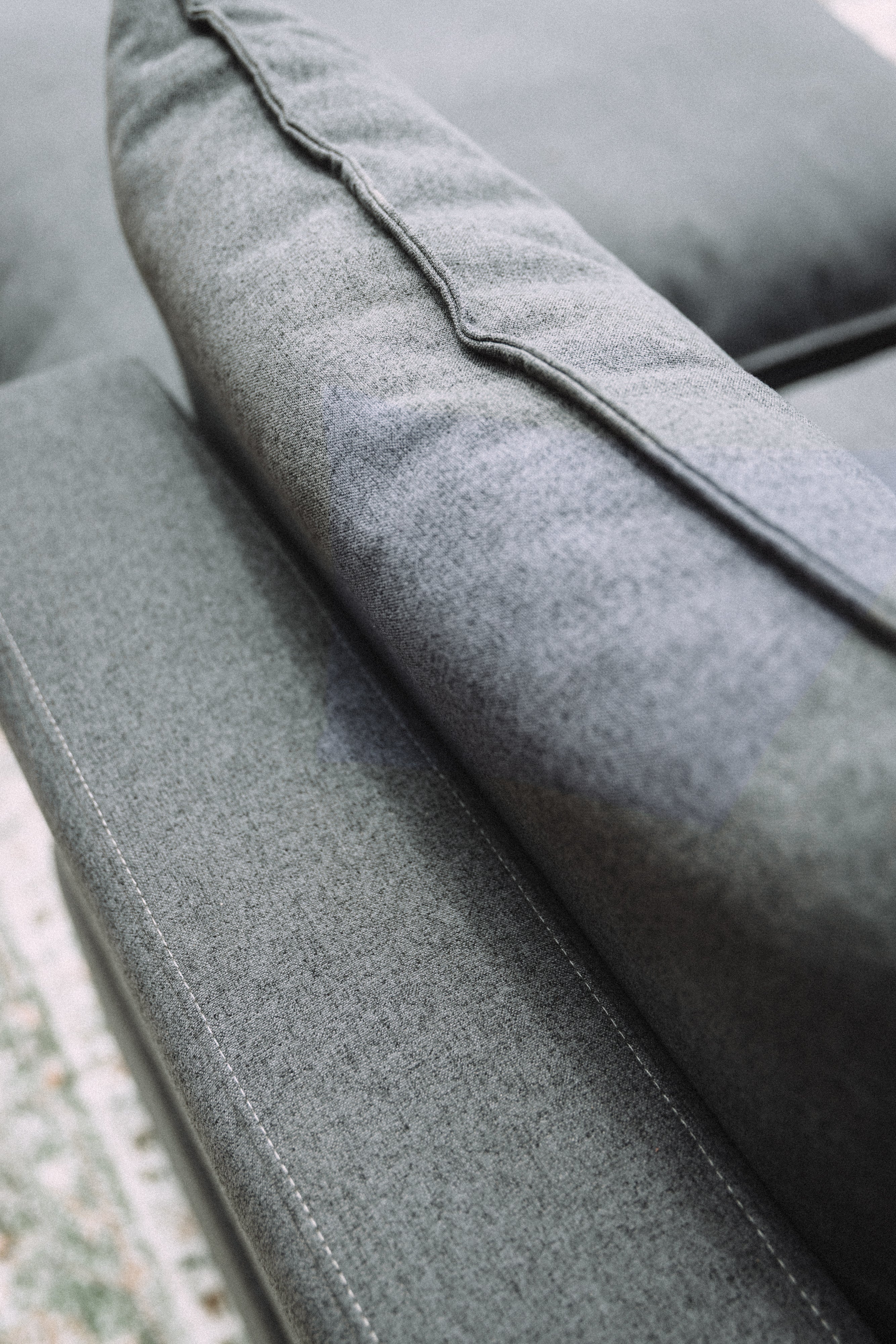 Dark Gray 3PC Loveseat Cloud Sectional