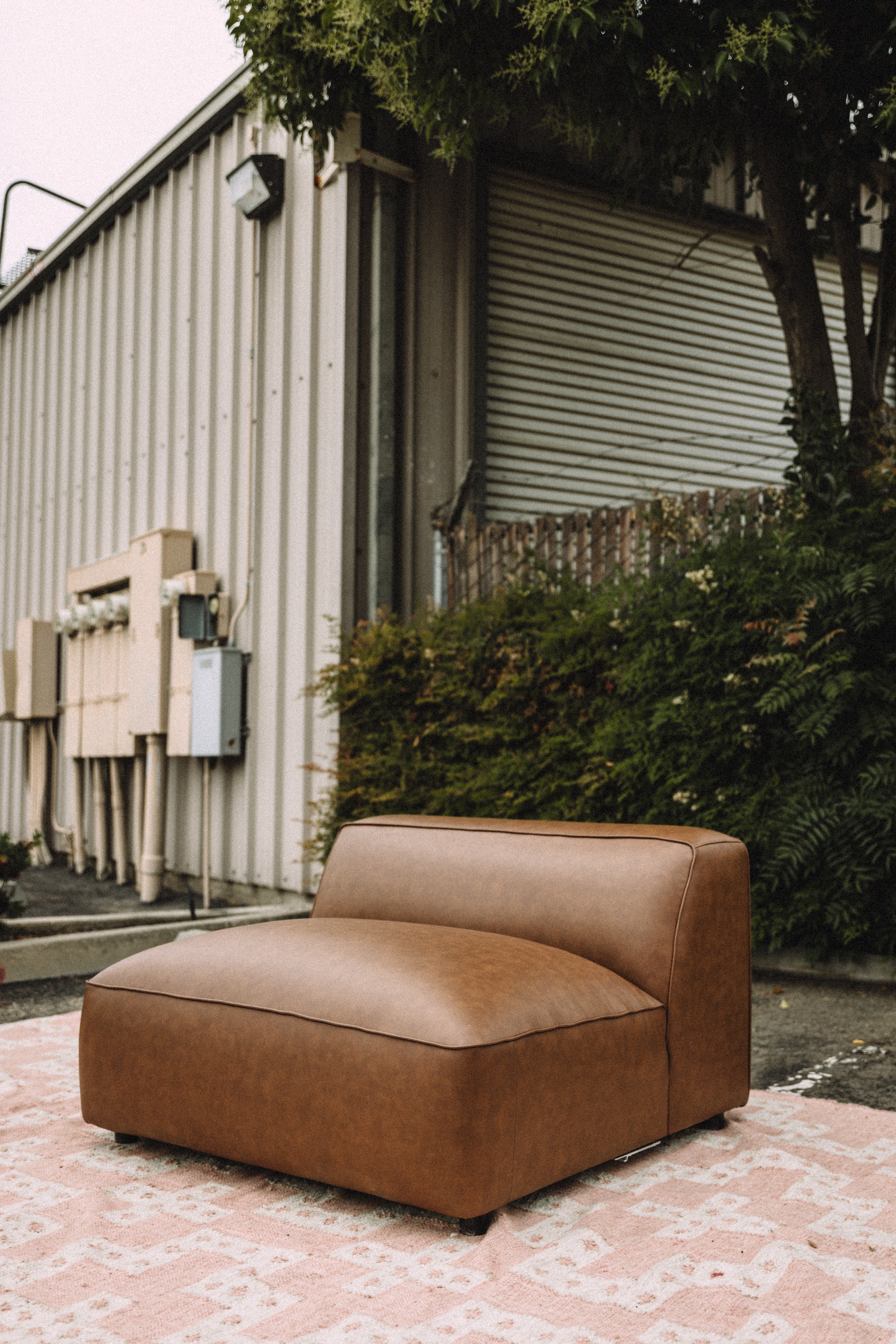 Modway Auren Vegan Leather Armless Chair