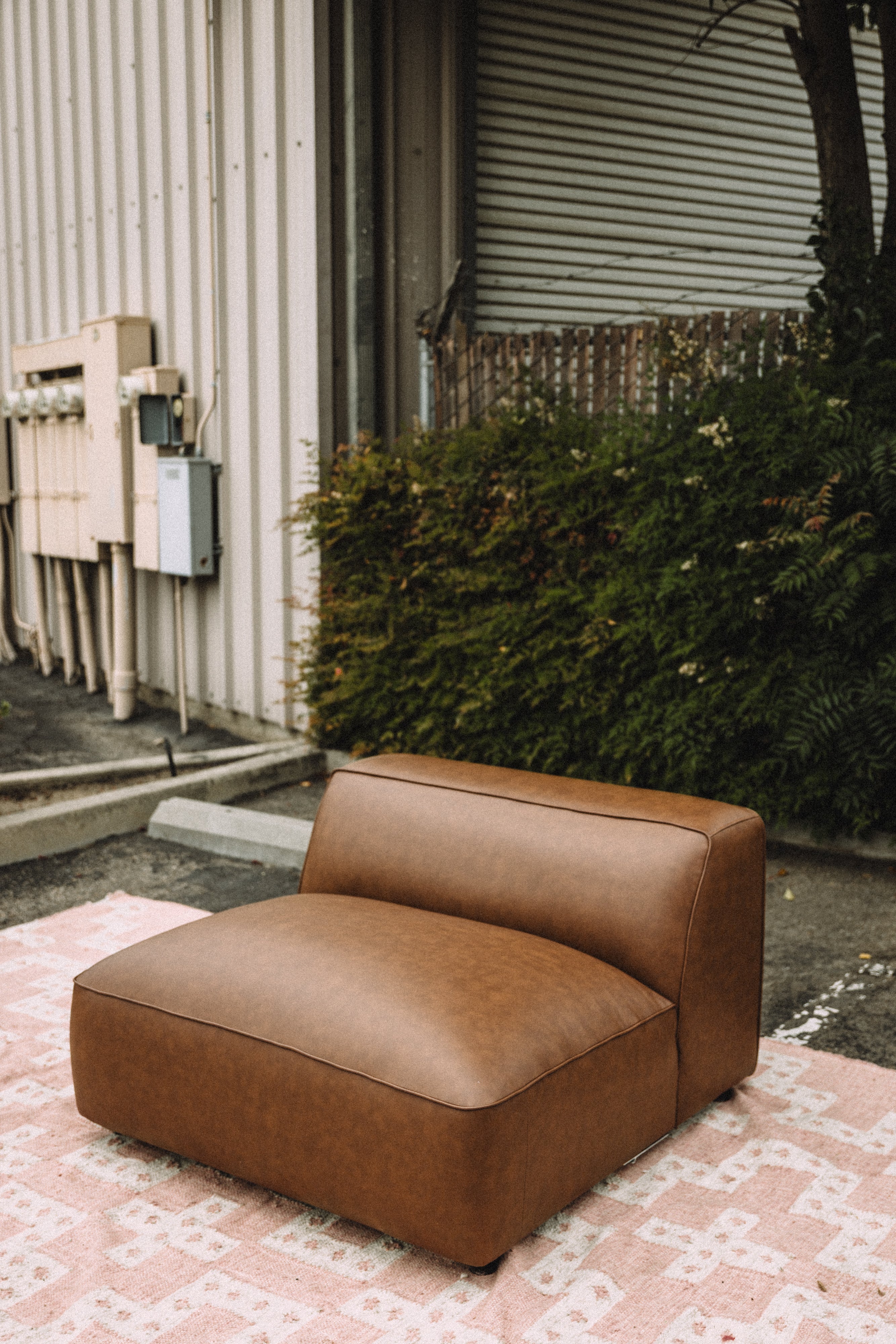 Modway Auren Vegan Leather Armless Chair