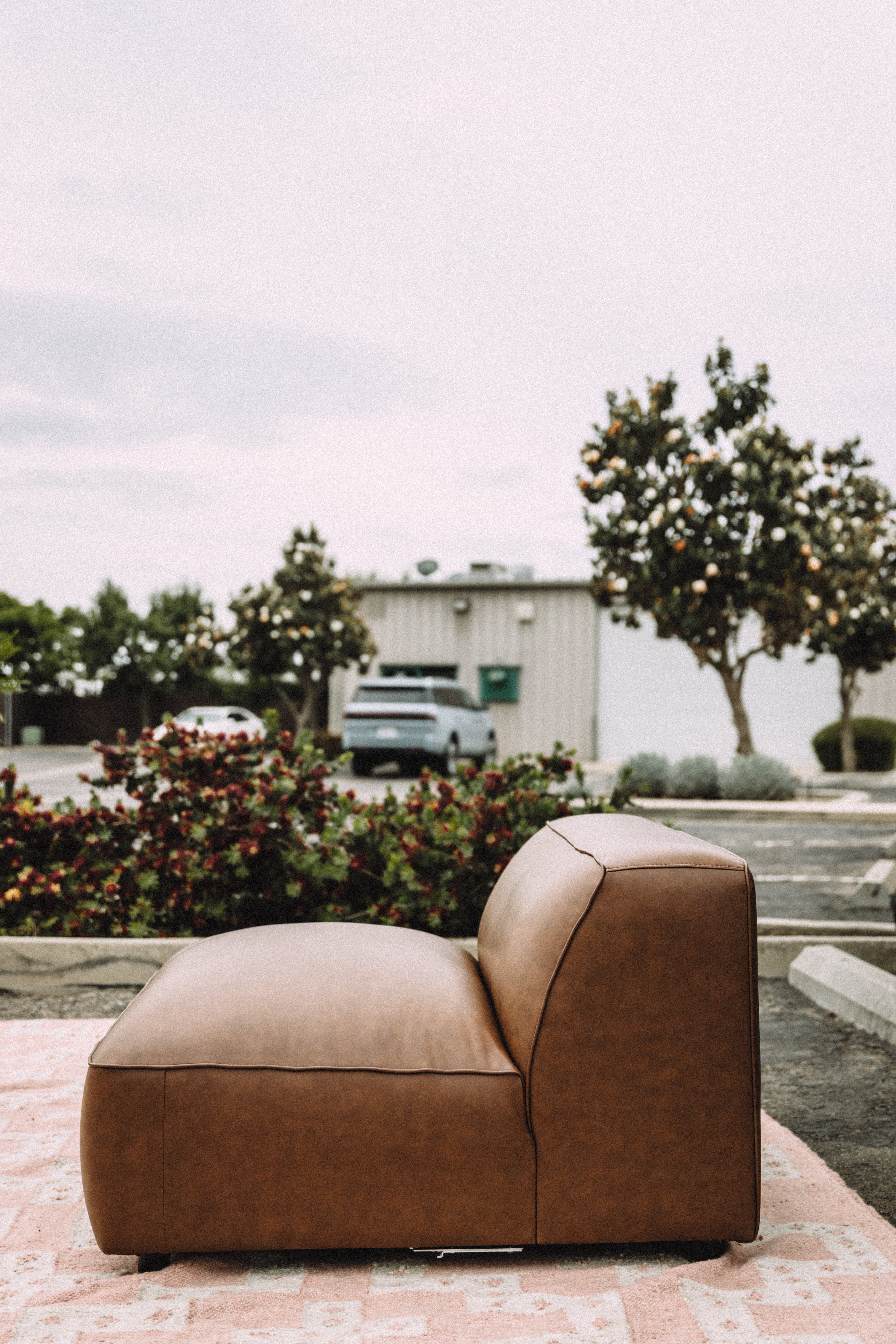 Modway Auren Vegan Leather Armless Chair