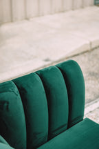 APT2B Nora Emerald Velvet Tufted Sofa