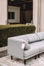 Burrow Range 3-Piece Sofa in Stone Grey