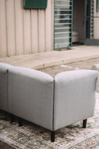 Burrow Range 3-Piece Sofa in Stone Grey