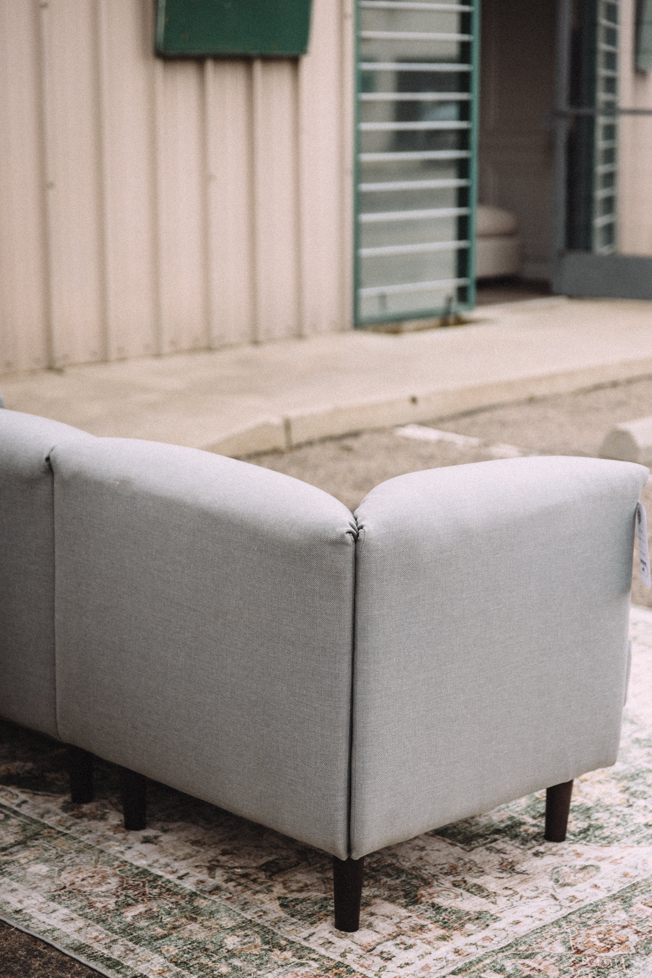 Burrow Range 3-Piece Sofa in Stone Grey