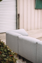 Burrow Range 3-Piece Sofa in Stone Grey