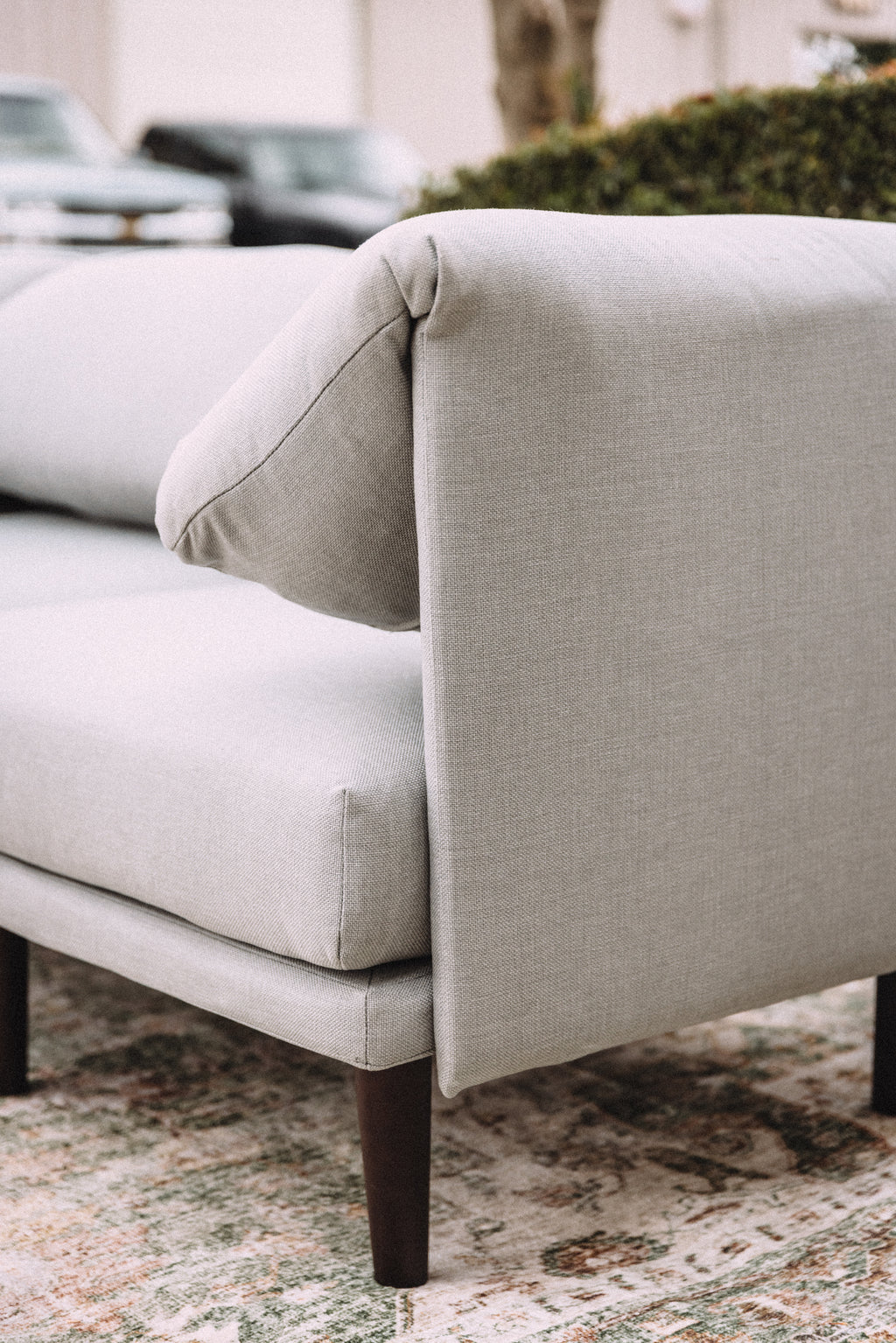 Burrow Range 3-Piece Sofa in Stone Grey