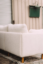 Burrow Field 3-Piece Sofa in Ivory Bouclé