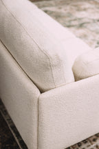 Burrow Field 3-Piece Sofa in Ivory Bouclé